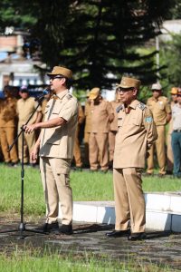 Pasca Di Lantik, Bupati Koltim Laksanakan Apel Gabungan. “Pelayanan Masyarakat Koltim Menjadi Hal Utama” .