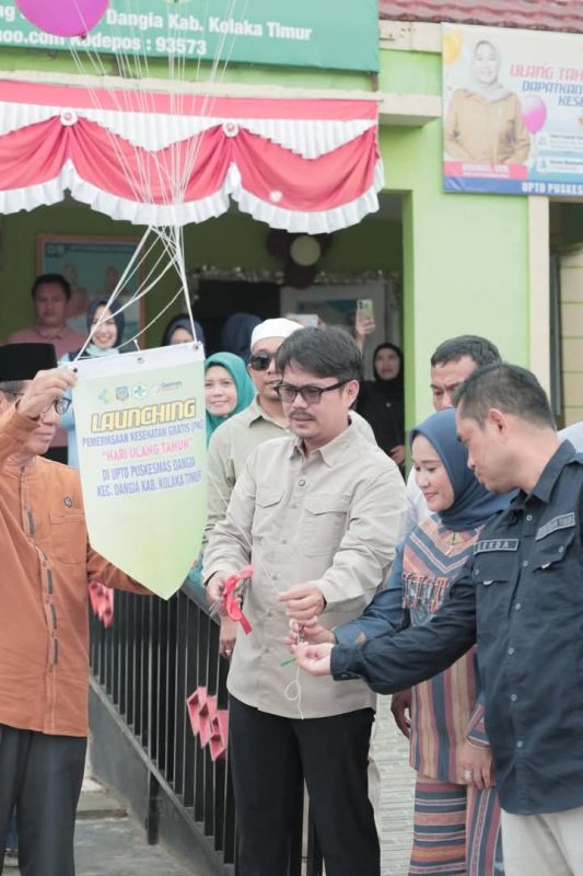 Bupati Koltim Launcing PKG, Untuk Masyarakat Koltim.